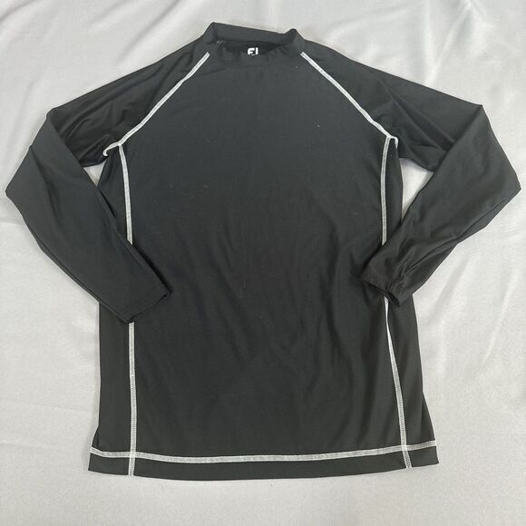 FootJoy Other - FootJoy FJ Thermal Base Layer Men's Large Black ‎ Pullover Raglan Sleeve Golf
